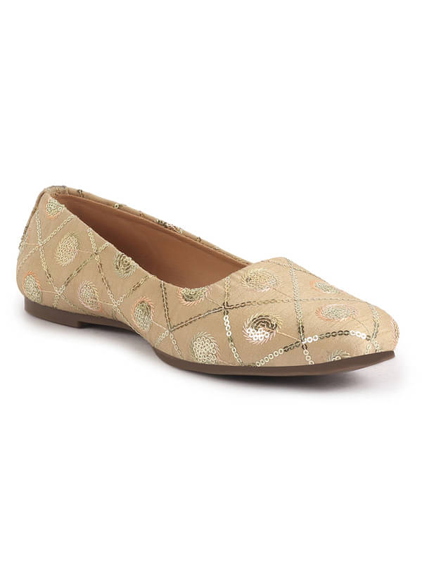     			Fausto Gold Women's Juttis