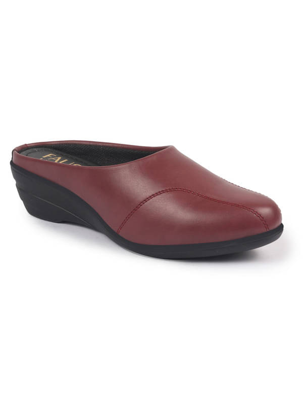     			Fausto Maroon Women's Casual Ballerinas