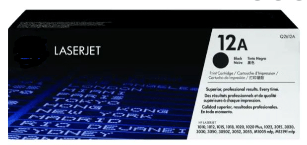     			ID CARTRIDGE Q 26 12A Black Black only Cartridge for 1010,1012,1015,1018,1020,M1005,M1319f,LJ3050, LJ3052,LJ3055,3050Z
