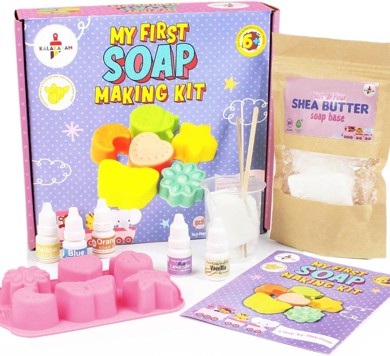     			Kalakaram My First Soap Making Kit - DIY Fun Gift for Kids 6-12