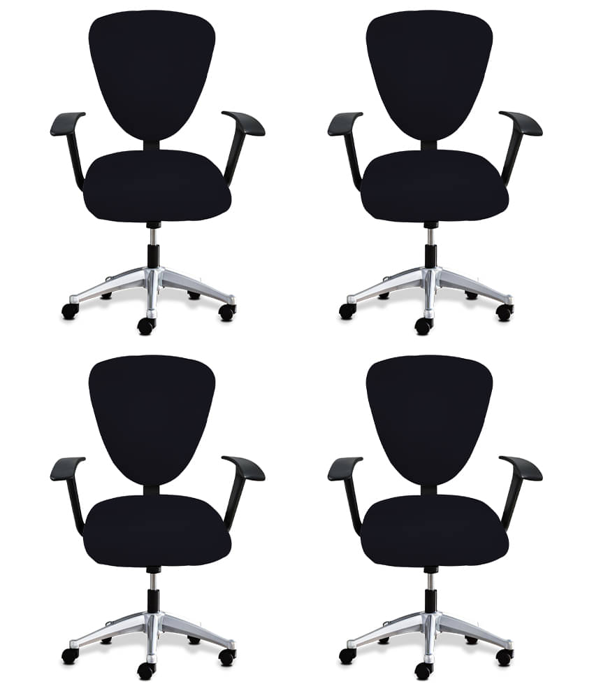     			Lazi 1 Seater Polyester Chair Cover ( Pack of 4 )