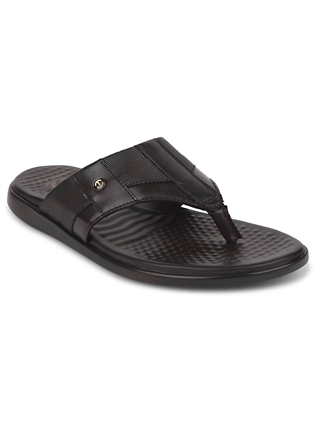     			Liberty Brown Men's Thong Flip Flop