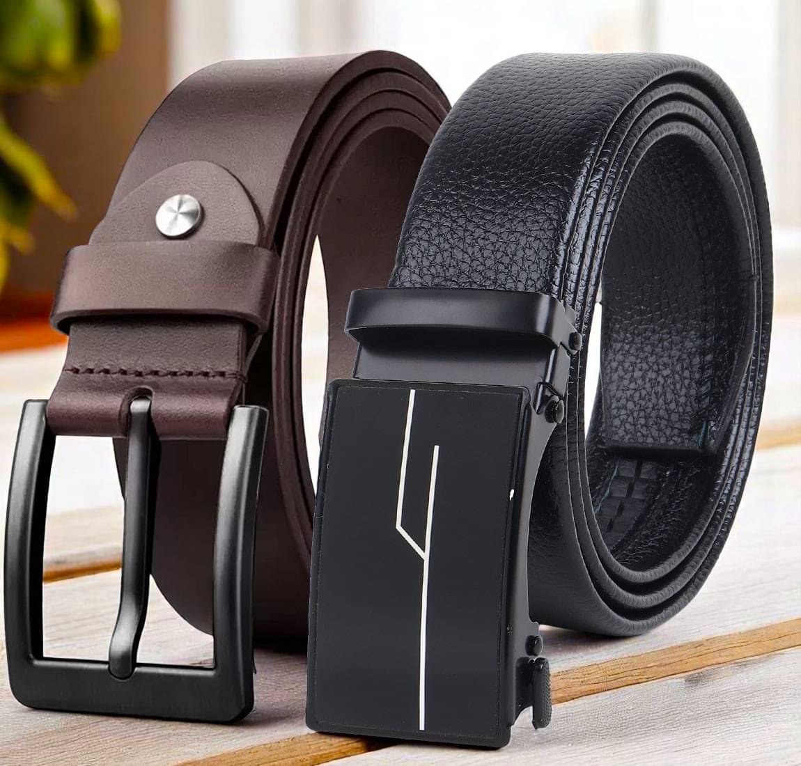 Loopa - Multi Leather Men's Formal Belt ( Pack of 2 )     			Loopa - Multi Leather Men's Formal Belt ( Pack of 2 )