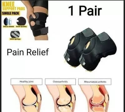     			Mulkraj Ortho Unisex Knee Protection Pair of 1 Black ( Free Size - Size )