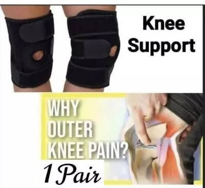 Mulkraj Ortho Unisex Knee Protection Pair of 1 Black ( Free Size - Size ) Mulkraj Ortho Unisex Knee Protection Pair of 1 Black ( Free Size - Size )