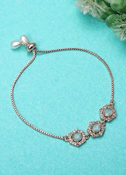 Opus Gems Light Blue Charm Bracelet ( Pack of 1 ) Opus Gems Light Blue Charm Bracelet ( Pack of 1 )