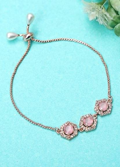 Opus Gems Pink Charm Bracelet ( Pack of 1 ) Opus Gems Pink Charm Bracelet ( Pack of 1 )