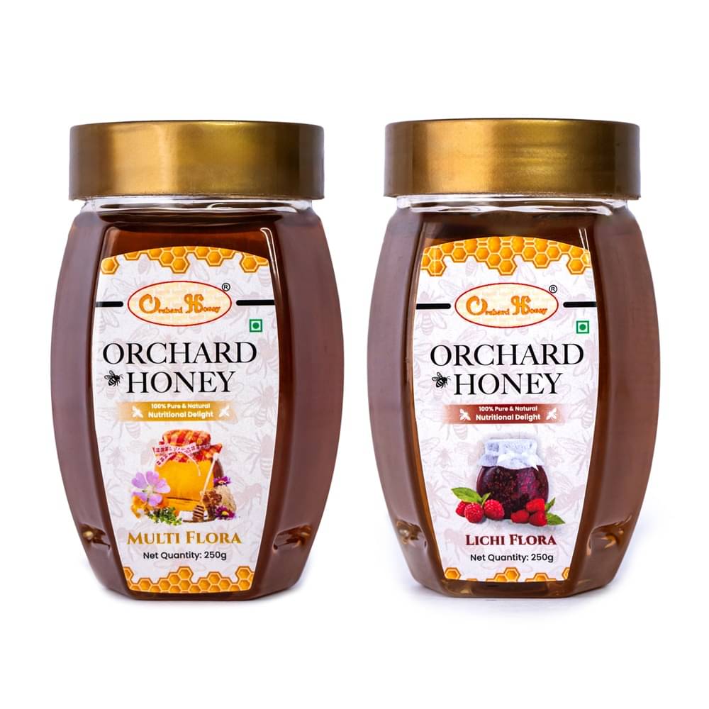 Orchard Honey Forest Honey Multi + Litchi Flora 500 g Pack of 2 Orchard Honey Forest Honey Multi + Litchi Flora 500 g Pack of 2