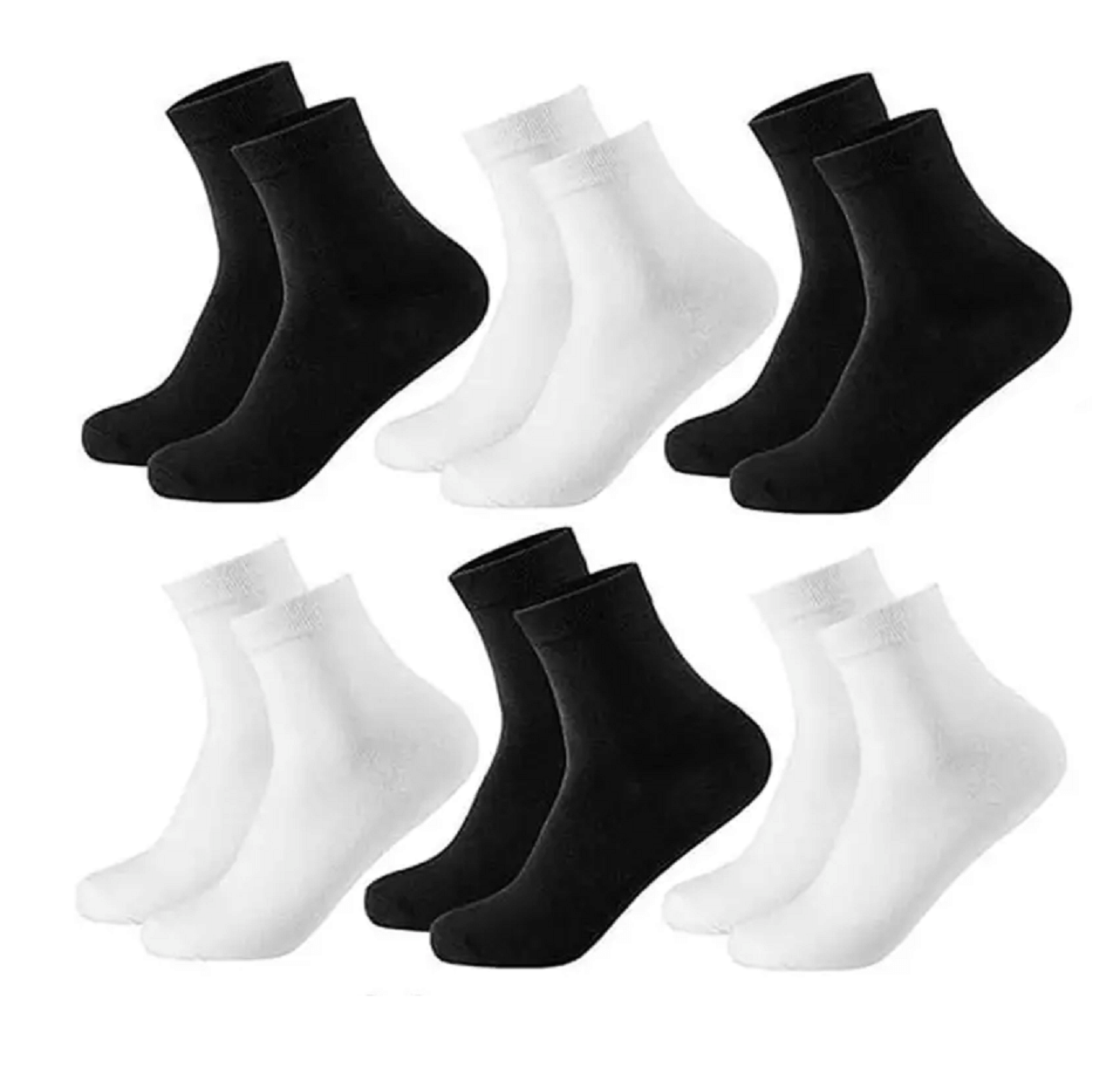     			RENDERCRAFTT Pack of 6 Men's Cotton Ankle Length Socks ( Multicolor )