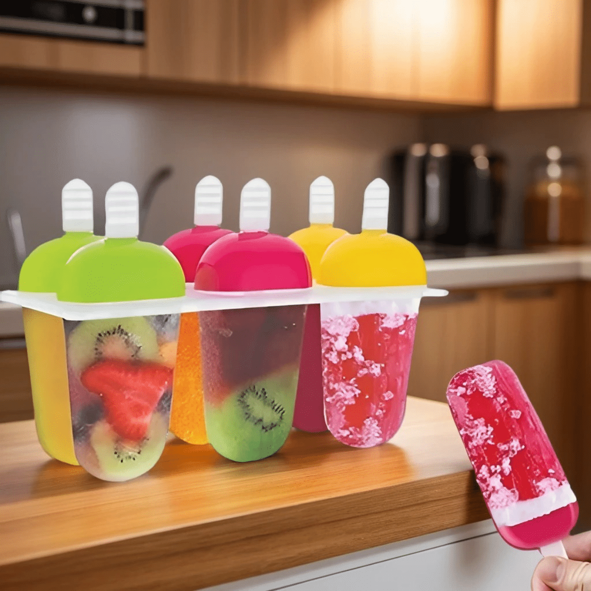     			SARVASHVA TRENDS 6pc Ice Candy Maker Multicolor 6 Pcs