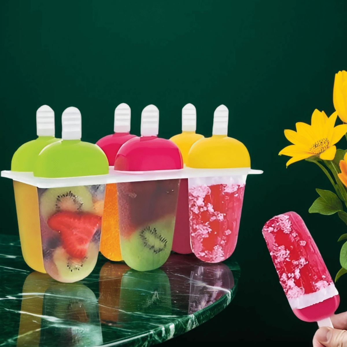     			SARVASHVA TRENDS 6pc Ice Candy Maker Multicolor 6 Pcs