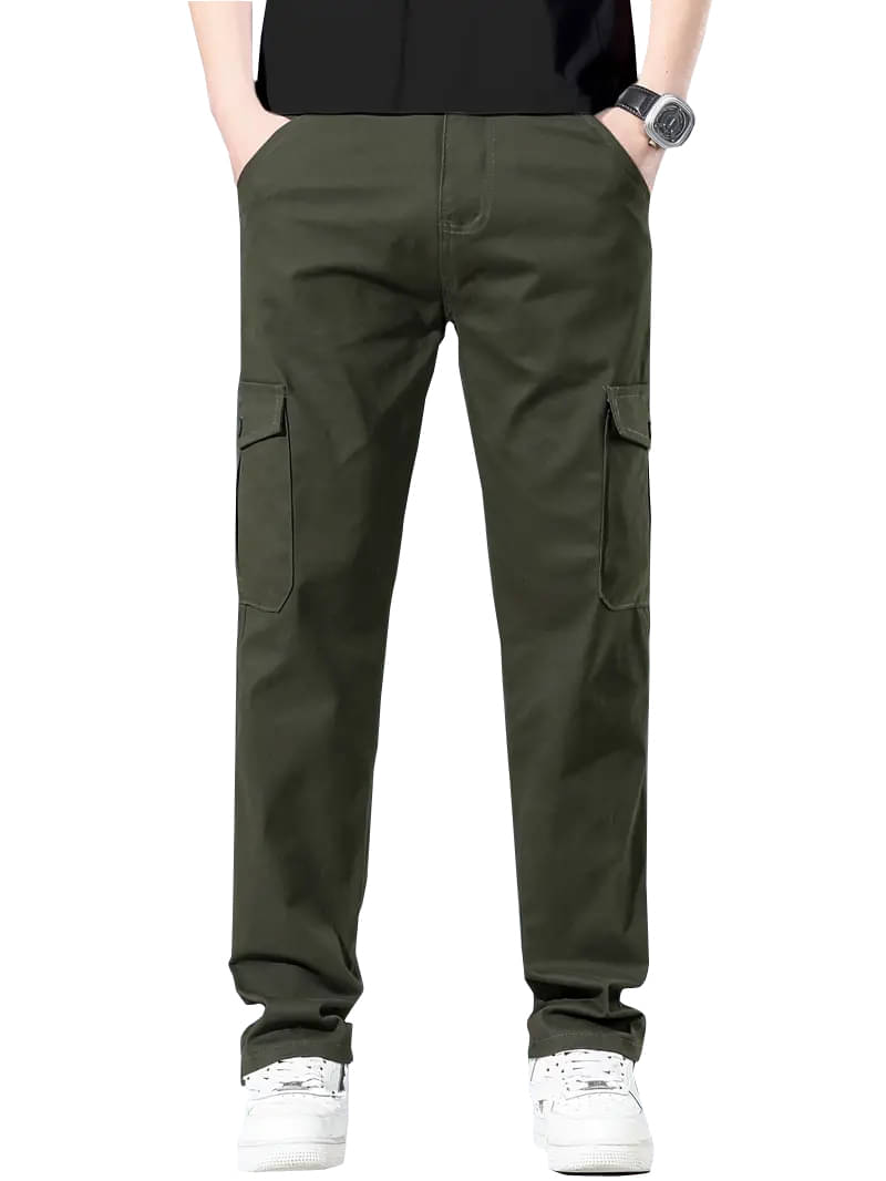     			Shelony Green Cotton Blend Men's Joggers ( Pack of 1 )