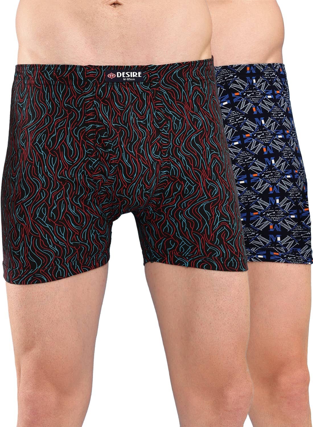 TT Pack of 2 Cotton Trunks For Men's ( Multicolor )