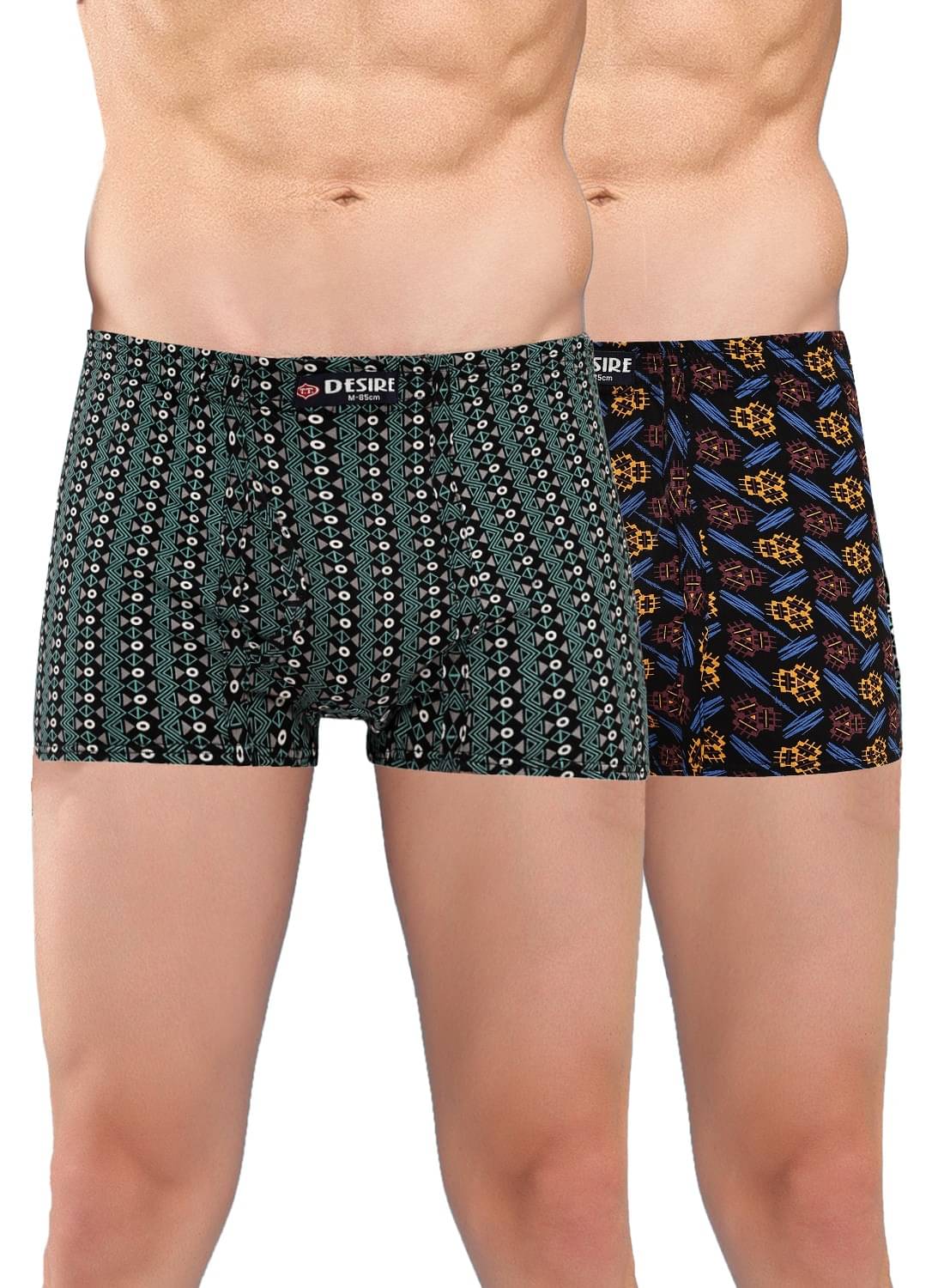 TT Pack of 2 Cotton Trunks For Men's ( Multicolor )     			TT Pack of 2 Cotton Trunks For Men's ( Multicolor )