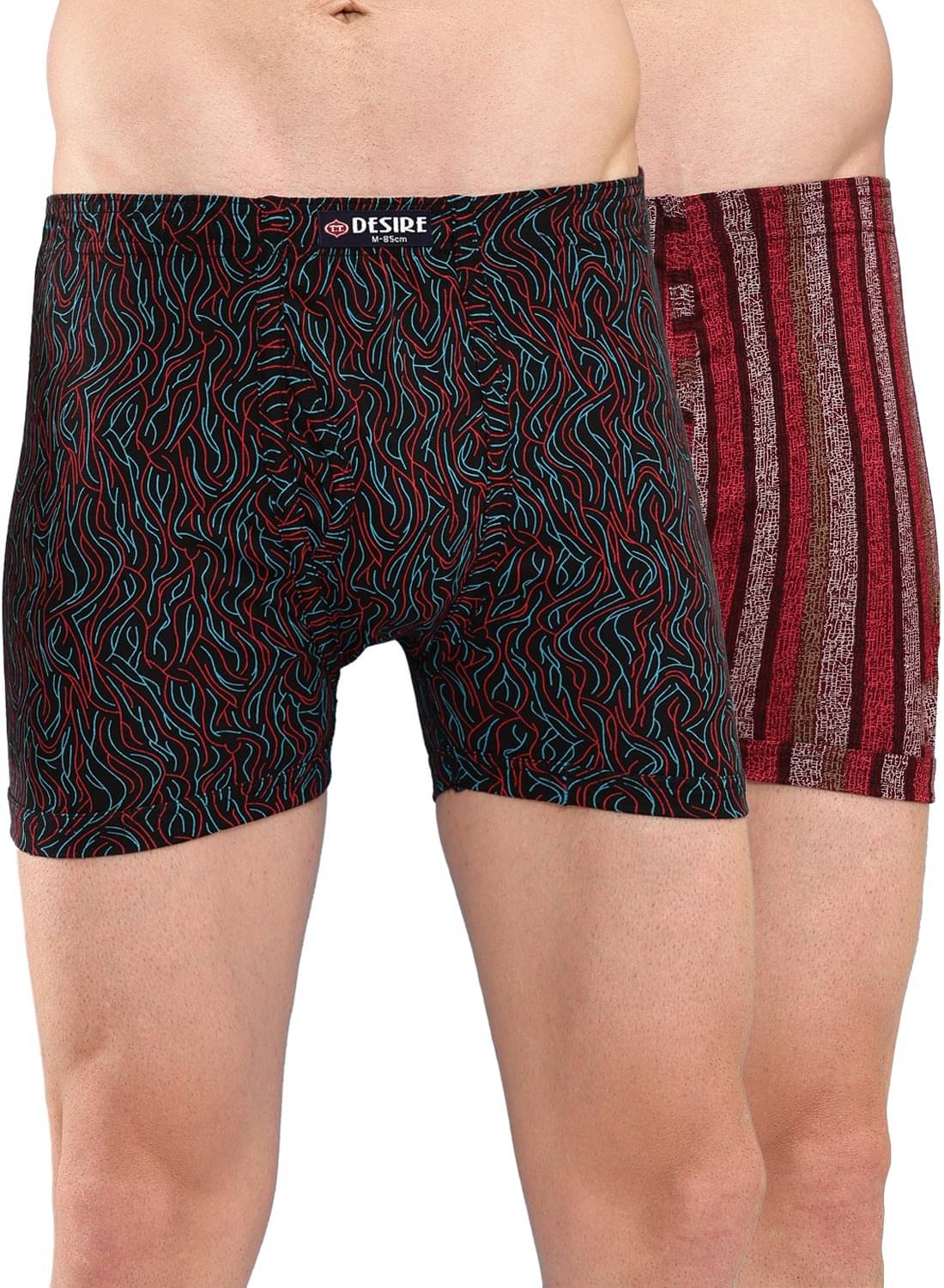 TT Pack of 2 Cotton Trunks For Men's ( Multicolor )     			TT Pack of 2 Cotton Trunks For Men's ( Multicolor )