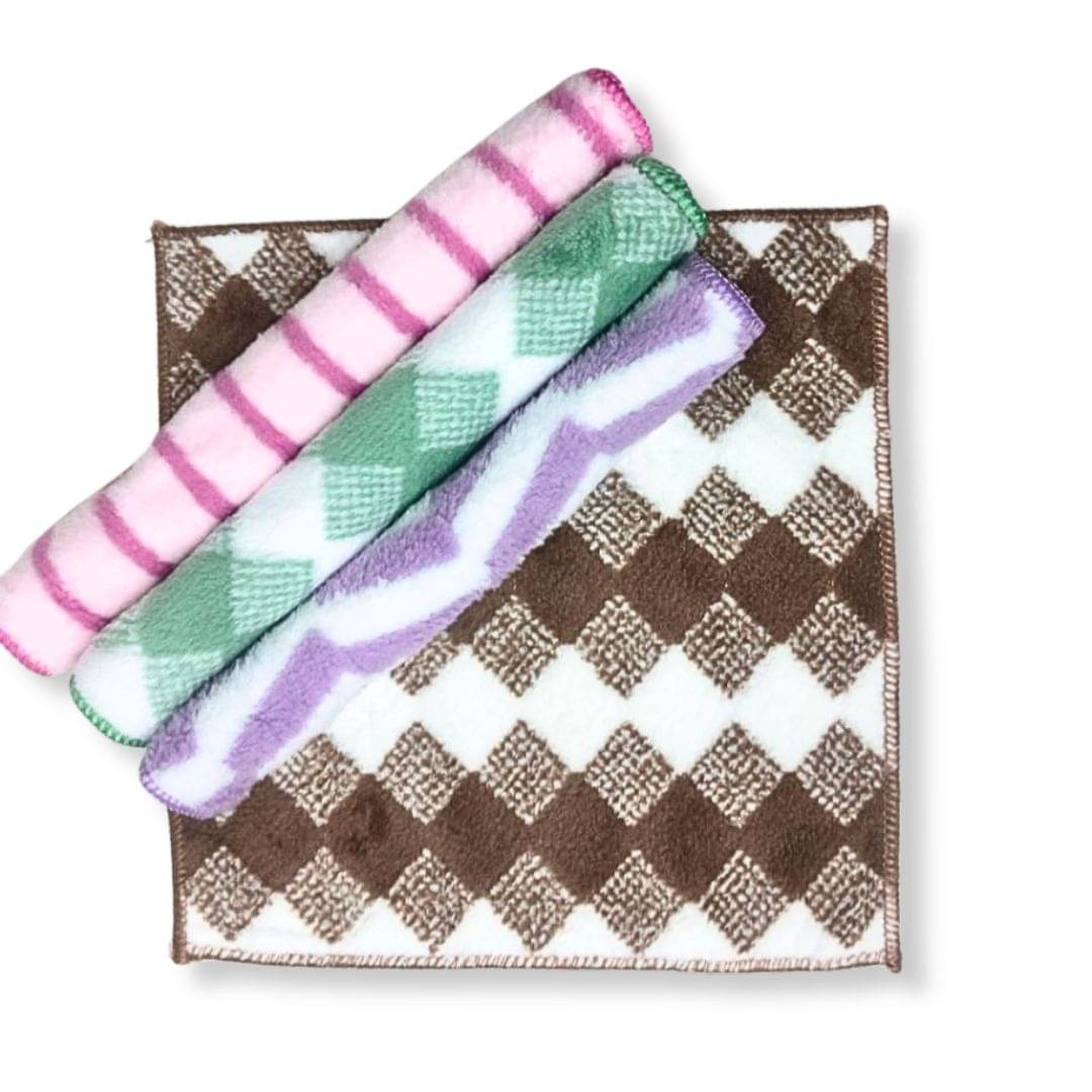     			Ultra Absorbent and Super Soft Microfiber Pastel Colors Kids Handkerchiefs