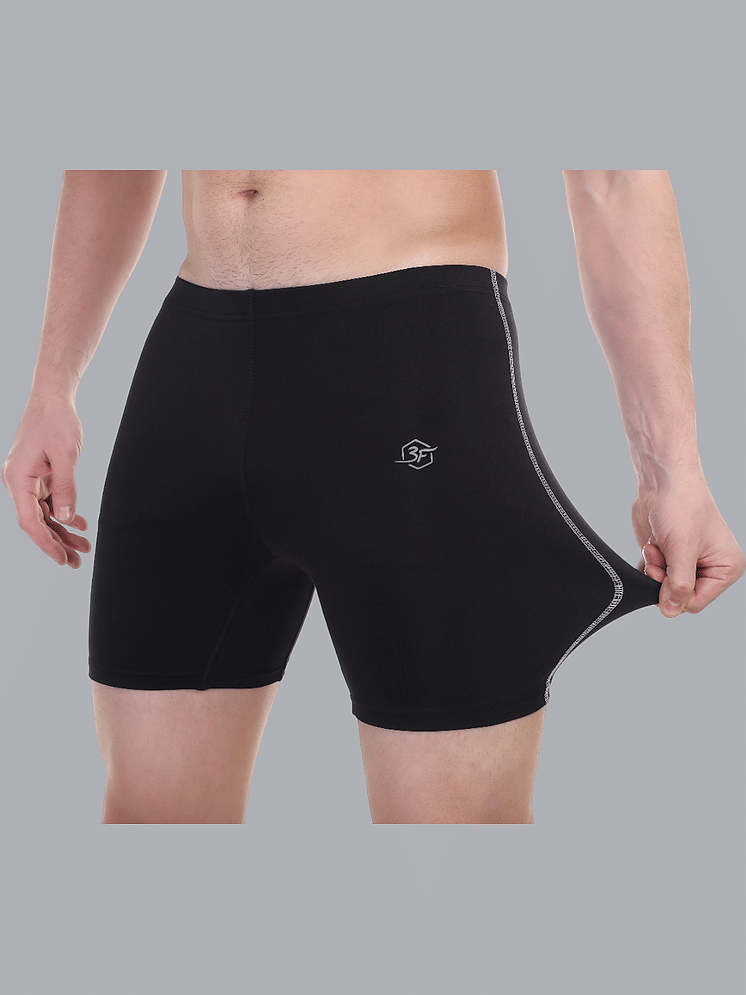 Decathlon Black Swimming Costume With Shorts Men Swimming Jammer