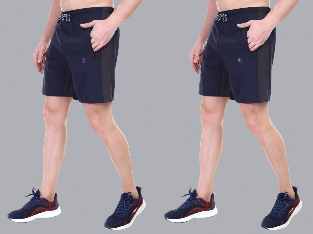Urboholic Navy Polyester Men's Shorts ( Pack of 2 ) Urboholic Navy Polyester Men's Shorts ( Pack of 2 )