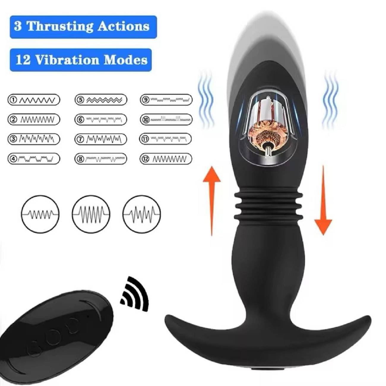     			Vibrations TELESCOPIC MASSAGER Portable Manual Massager