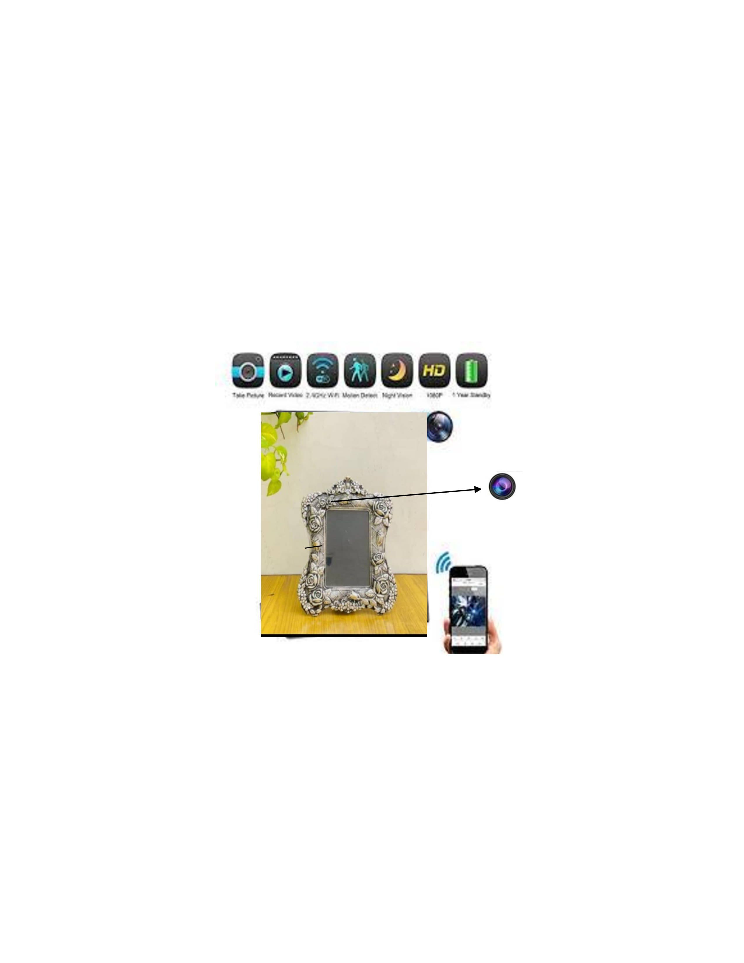 Vizio Brass Table Top & Wall hanging Silver Single Photo Frame No. of Pieces- 1 Vizio Brass Table Top & Wall hanging Silver Single Photo Frame No. of Pieces- 1