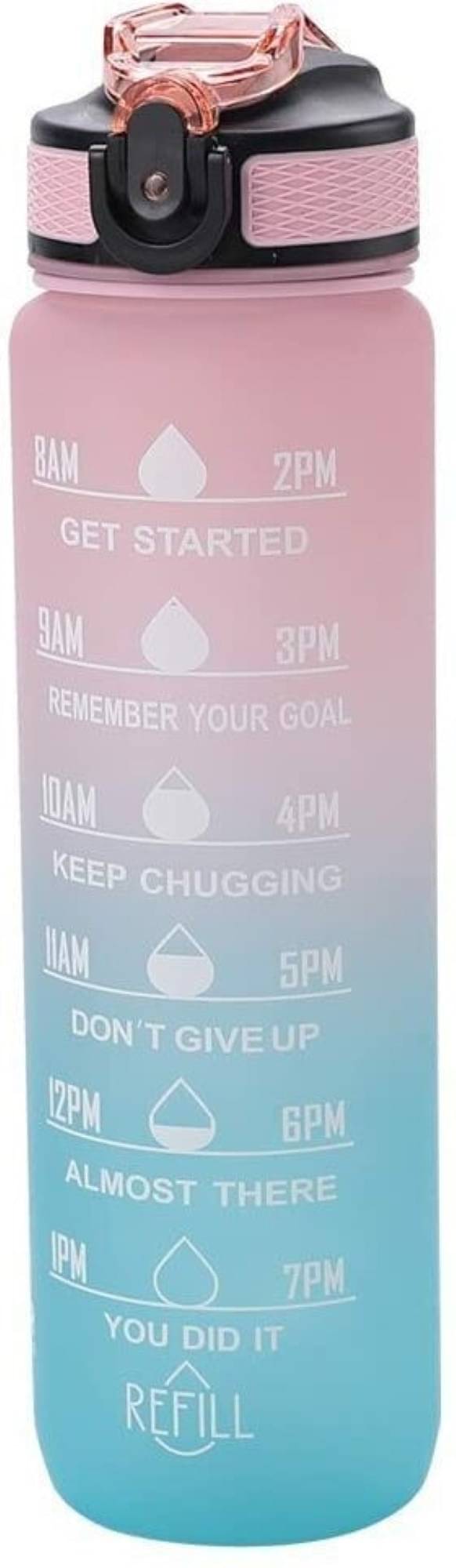     			X Pulse Multicolor Plastic Water Bottle 1000 mL ( Set of 1 )