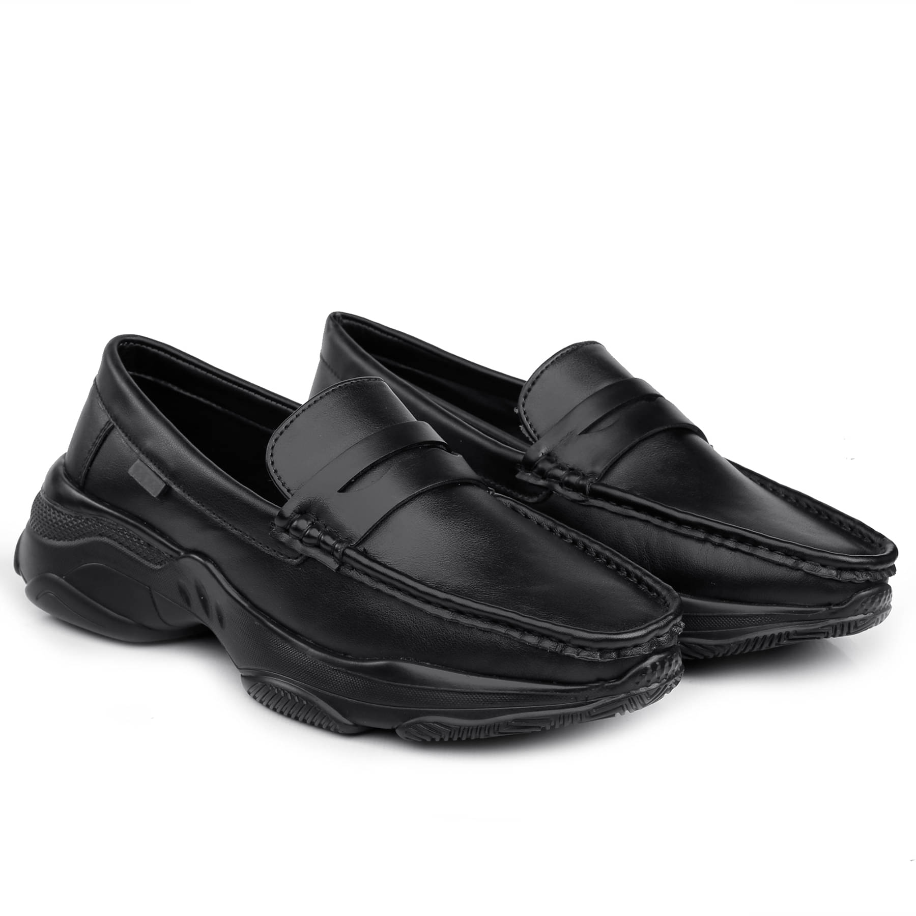     			YUVRATO BAXI Casual Slipon Loafer Black Men's Slip-on Shoes
