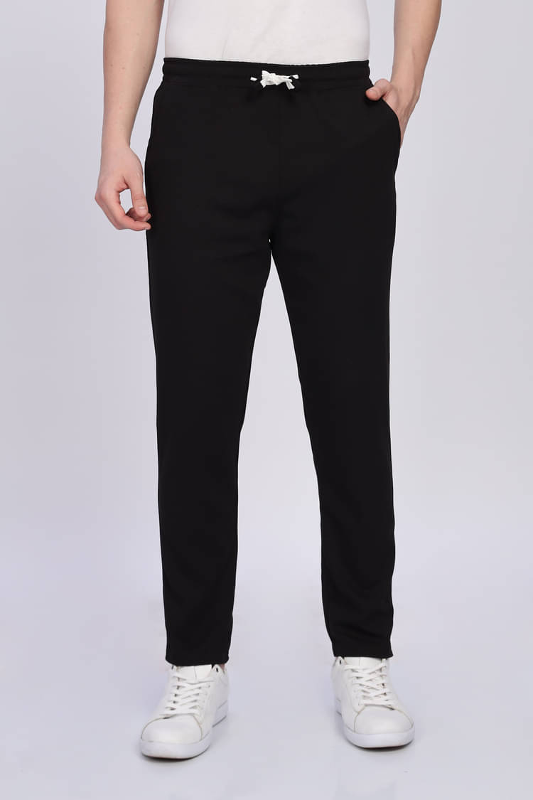     			rexan Black Cotton Blend Men's Trackpants ( Pack of 1 )