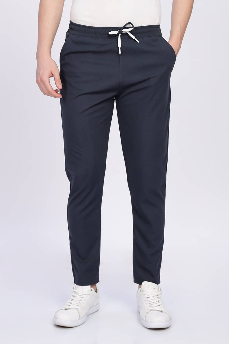     			rexan Grey Cotton Blend Men's Trackpants ( Pack of 1 )