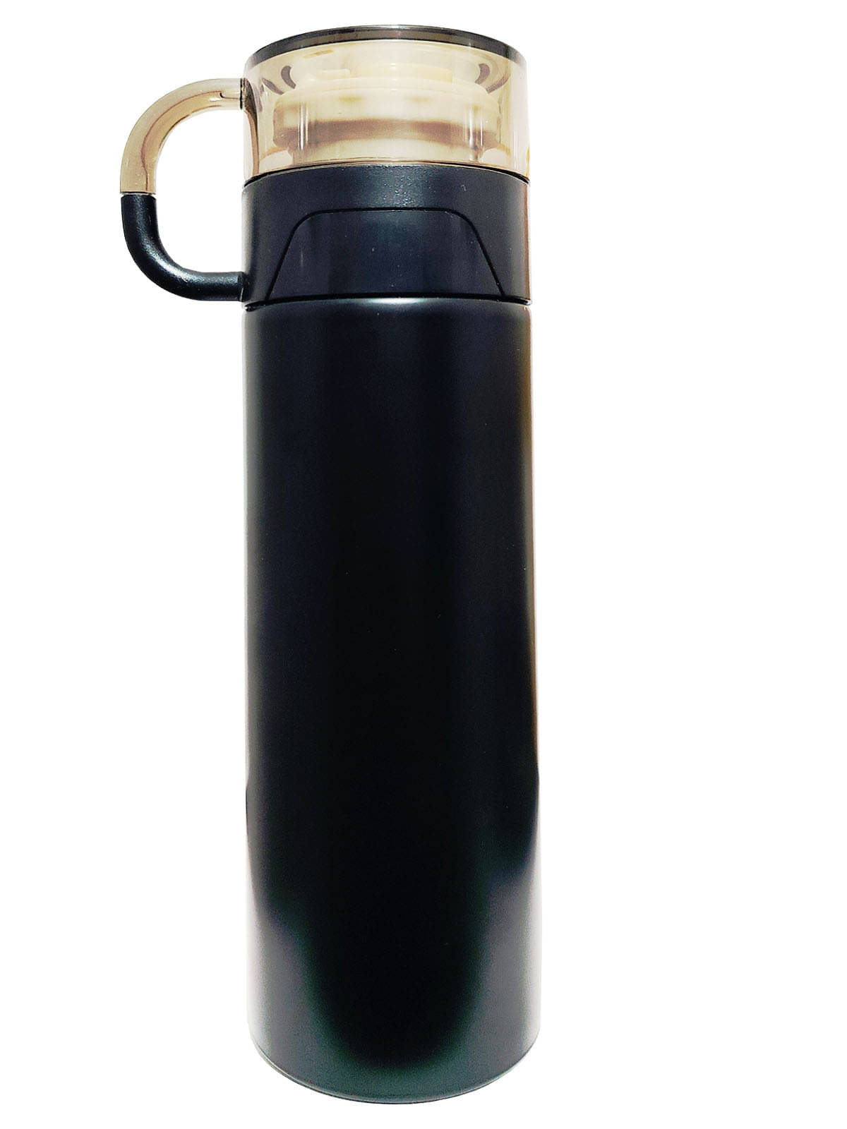 viDixn Thermos Cup, Leak-proof Hot & Cold Water Bottle Black Stainless Steel Water Bottle 500 mL ( Set of 1 ) viDixn Thermos Cup, Leak-proof Hot & Cold Water Bottle Black Stainless Steel Water Bottle 500 mL ( Set of 1 )
