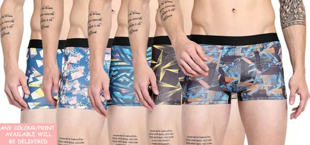     			Cavenders Pack of 5 Modal Briefs For Men's ( Multicolor )