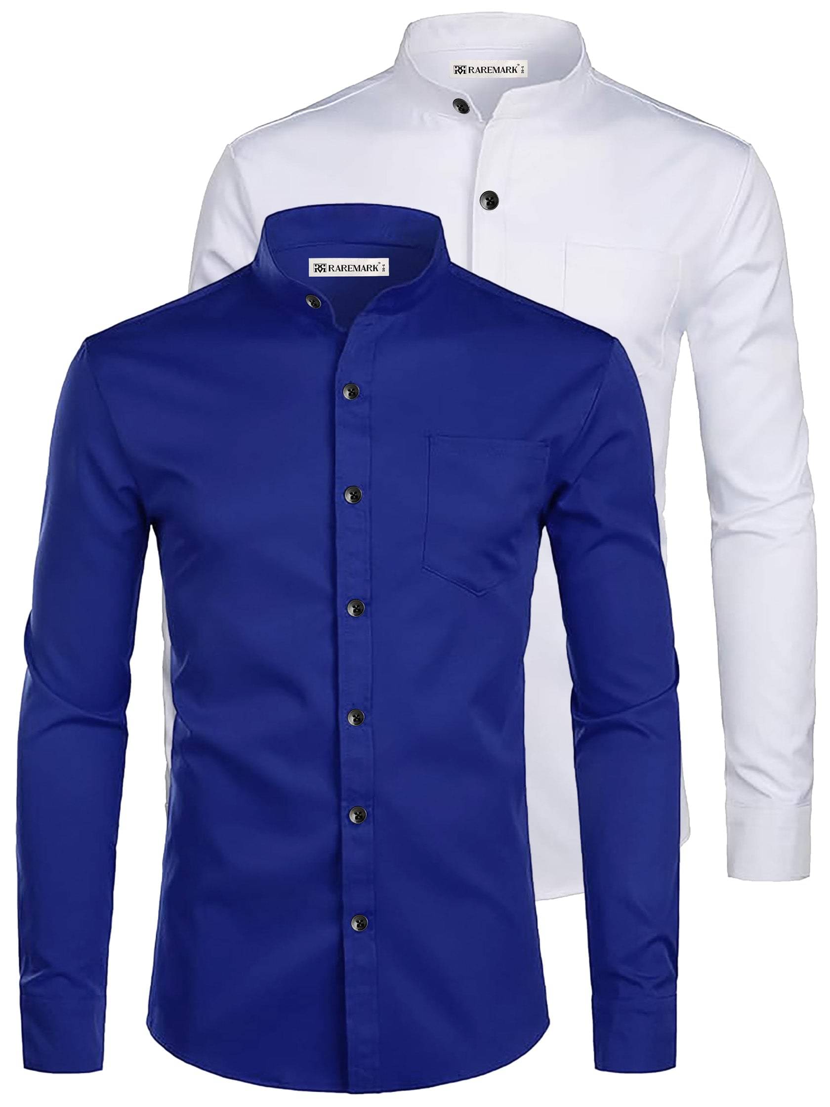 RAREMARK Cotton Blend Slim Fit Solids Full Sleeves Men's Casual Shirt - Red ( Pack of 2 ) RAREMARK Cotton Blend Slim Fit Solids Full Sleeves Men's Casual Shirt - Red ( Pack of 2 )