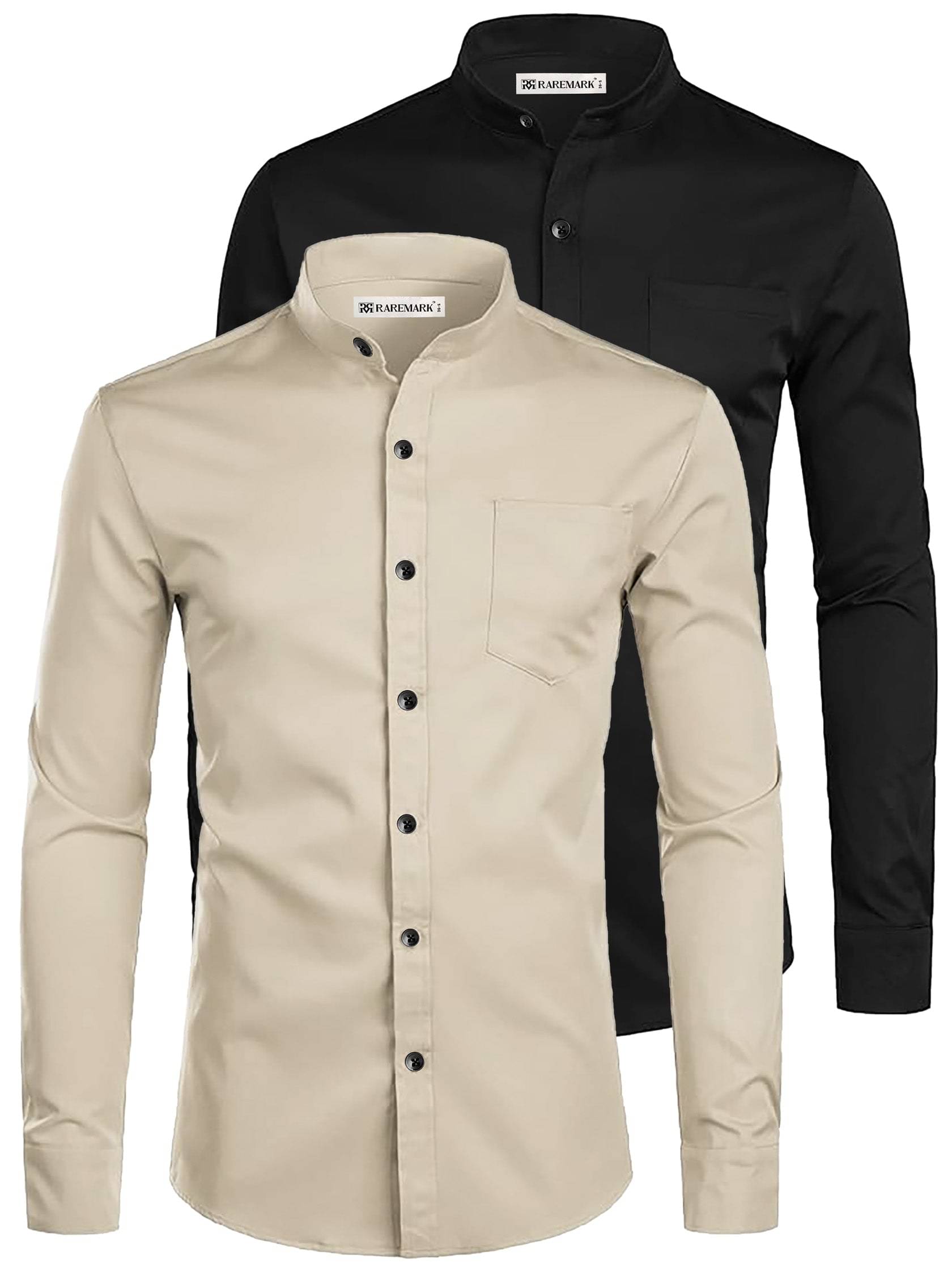 RAREMARK Cotton Blend Slim Fit Solids Full Sleeves Men's Casual Shirt - Beige ( Pack of 2 ) RAREMARK Cotton Blend Slim Fit Solids Full Sleeves Men's Casual Shirt - Beige ( Pack of 2 )