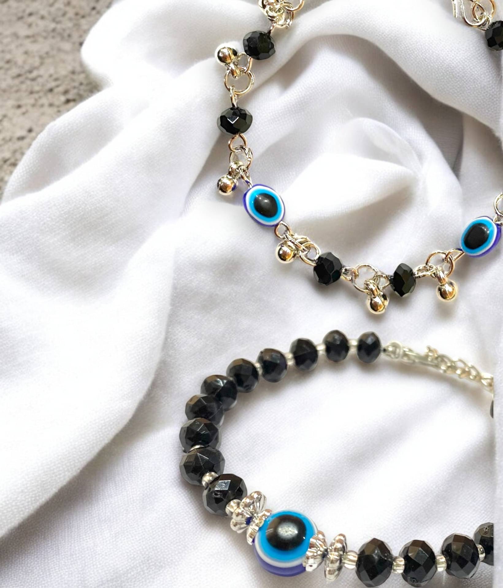     			AARTISAI Black Bracelet ( Pack of 2 )