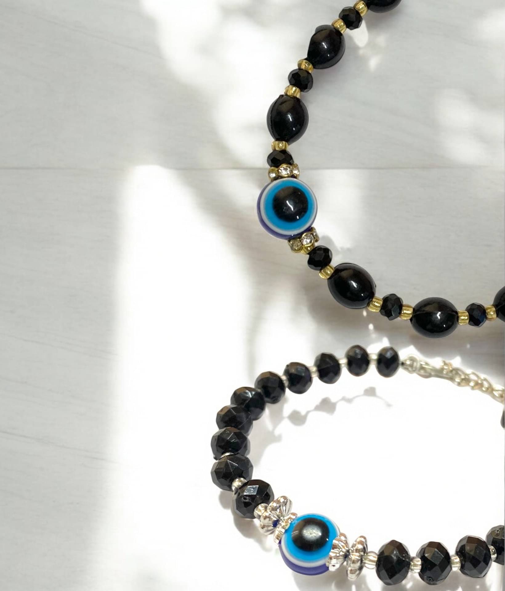     			AARTISAI Black Bracelet ( Pack of 2 )