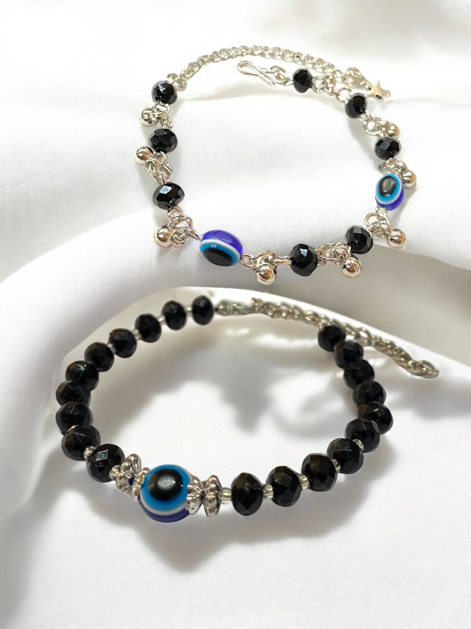     			AARTISAI Silver Bracelet ( Pack of 2 )