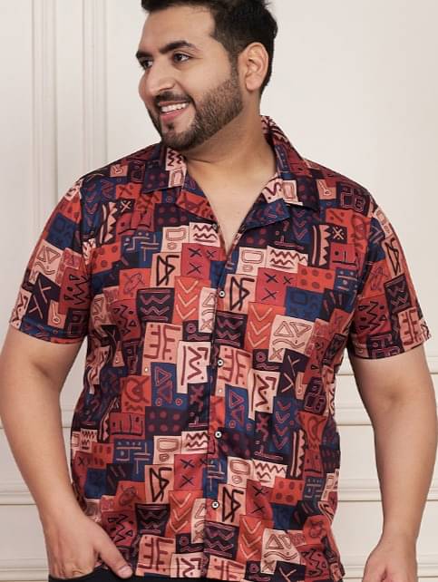 AUSTIVO Cotton Blend Regular Fit Printed Half Sleeves Men's Casual Shirt - Maroon ( Pack of 1 ) AUSTIVO Cotton Blend Regular Fit Printed Half Sleeves Men's Casual Shirt - Maroon ( Pack of 1 )