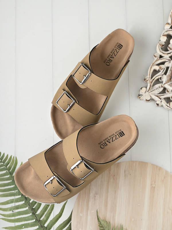     			BIZZARO Beige Women's Flats
