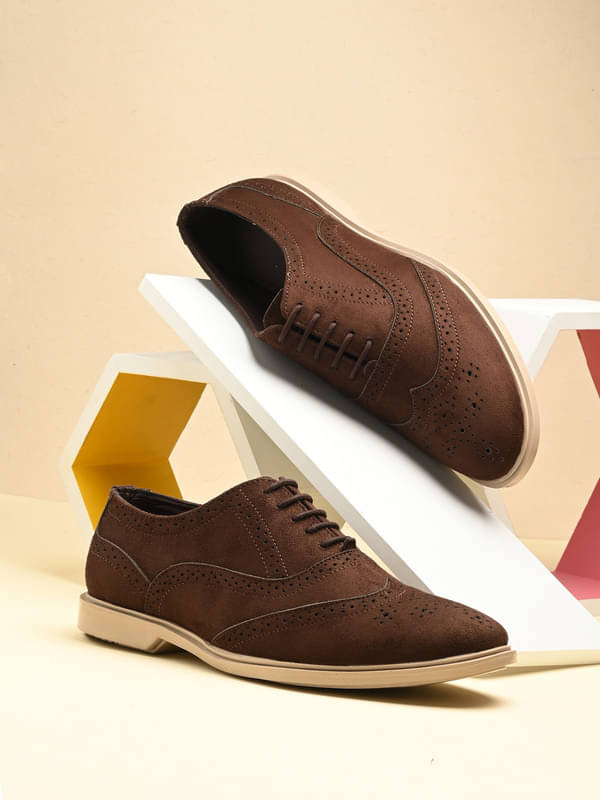 BIZZARO Casual Brogues Shoes Brown Men's Outdoor Shoes     			BIZZARO Casual Brogues Shoes Brown Men's Outdoor Shoes
