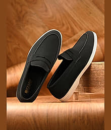 BIZZARO Casual Shoes Black Men's Outdoor Shoes
