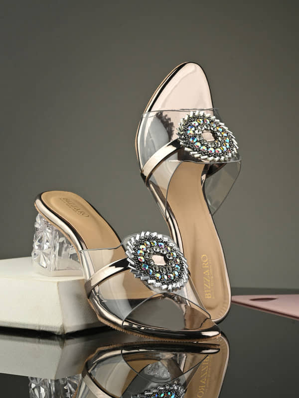 BIZZARO Gray Women's Sandal Heels - Heels | Buy online on ZillyBuy