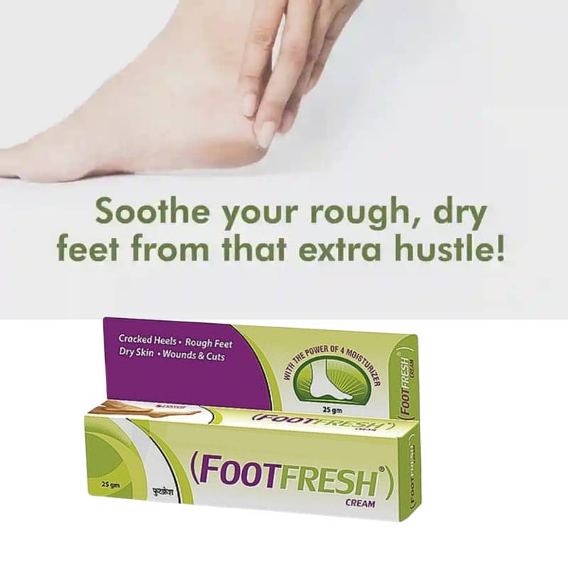    			BLUST & FAMME Footfresh Cracked Foot Moisturizing Cream( Pack of 1 )