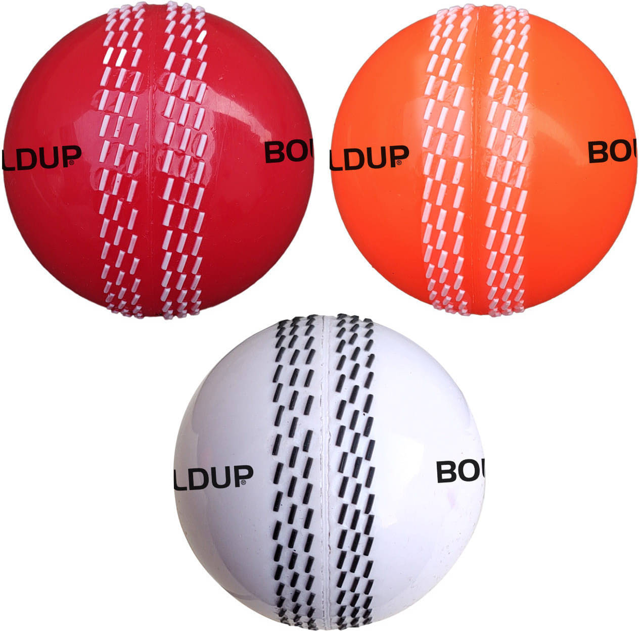     			Boldup Multicolor Plastic Cricket Ball ( Pack of 3 )