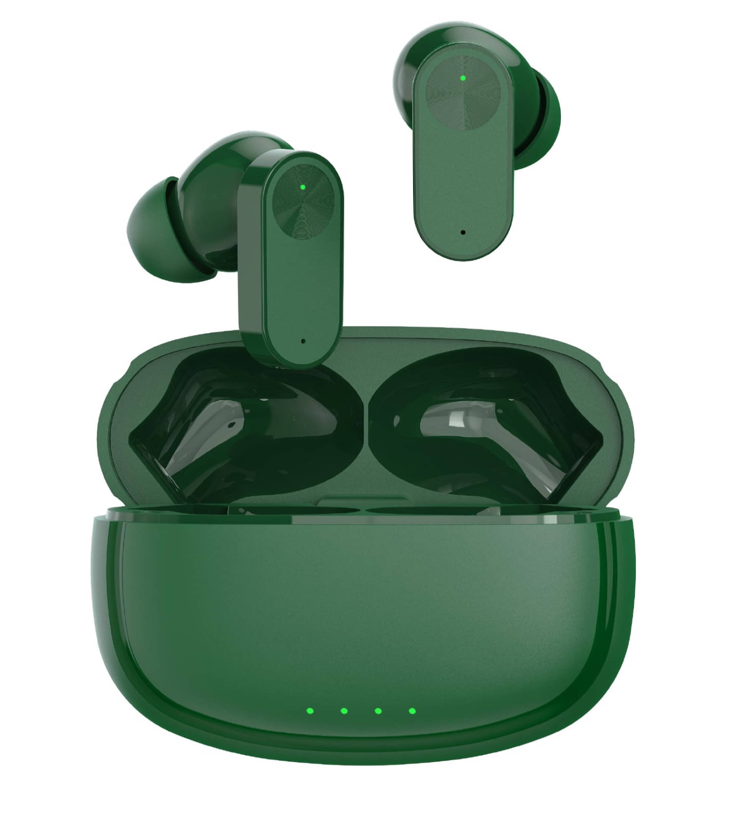     			COREGENIX NORD ENC Bluetooth True Wireless (TWS) In Ear 35 Hours Playback Low Latency,Powerfull bass IPX5(Splash & Sweat Proof) Green