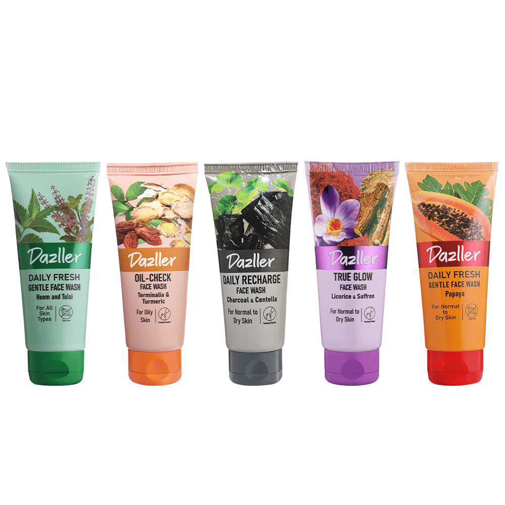     			Dazller - Daily Use Face Wash For Normal Skin ( Pack of 5 )