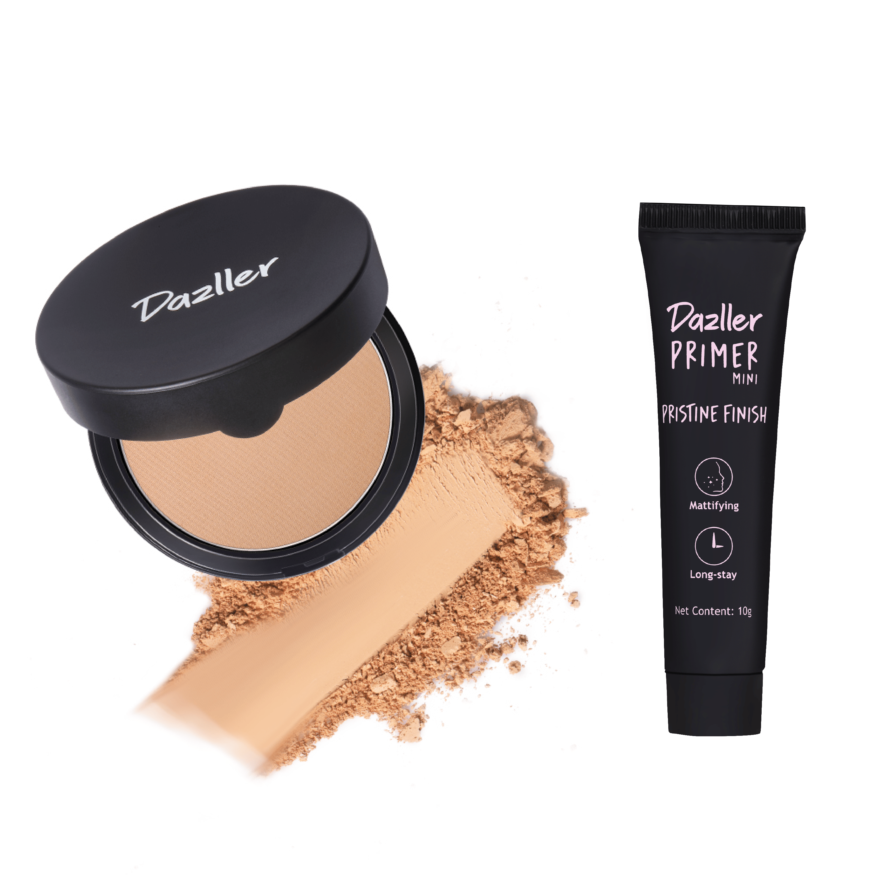     			Dazller Pressed Powder Coffee Tan 120 g