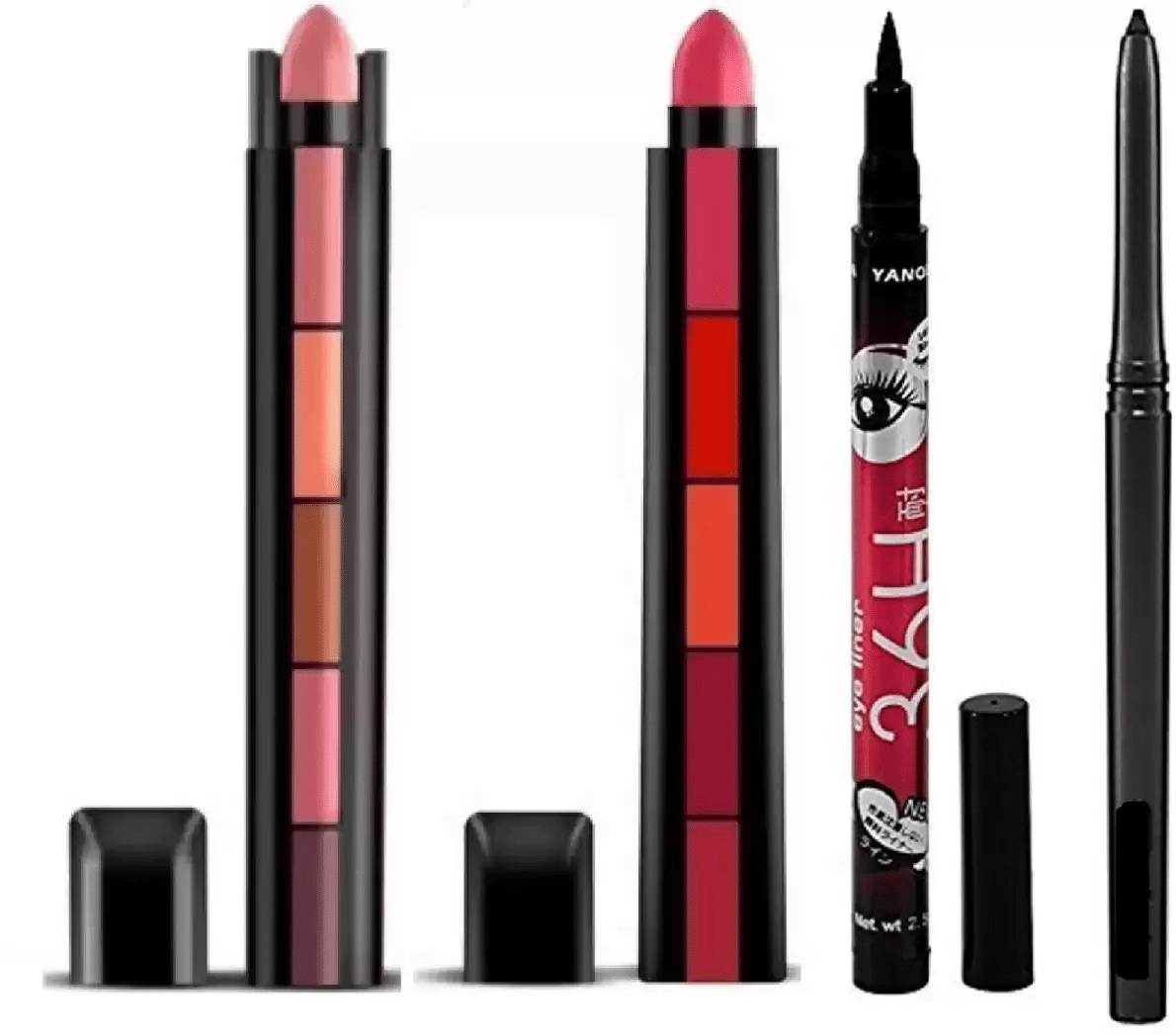    			Generic Multi Matte Long Lasting Liquid Lipstick ( Pack of 4 )