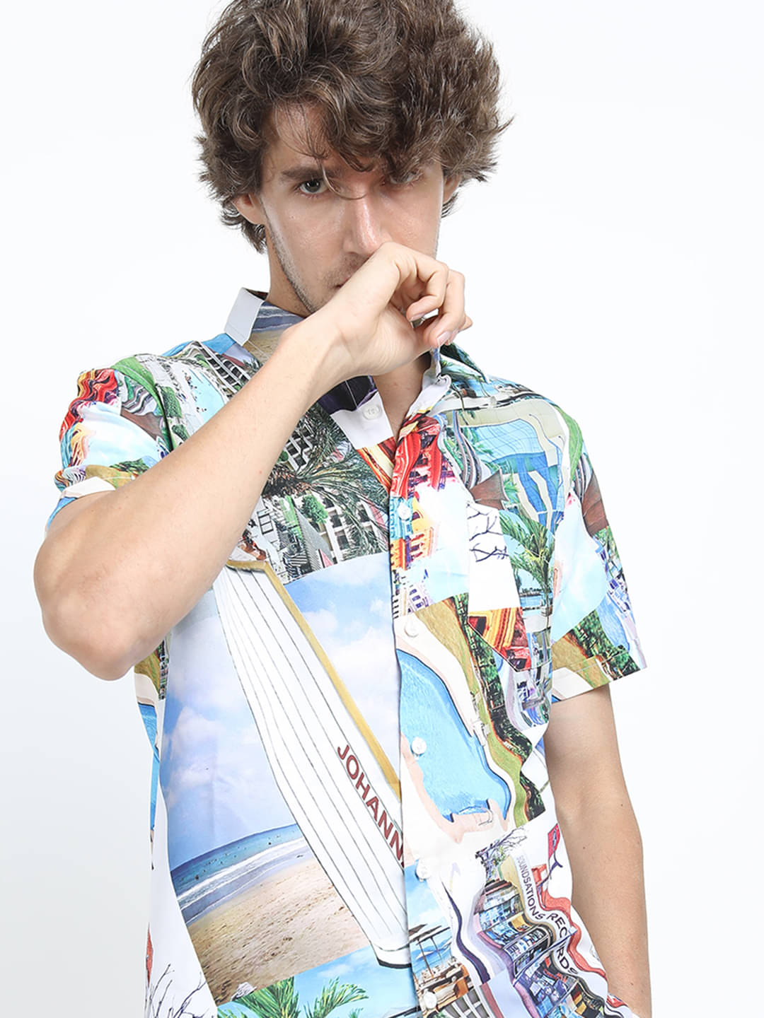 Locomotive Polyester Slim Fit Printed Half Sleeves Men's Casual Shirt - Multicolor ( Pack of 1 ) Locomotive Polyester Slim Fit Printed Half Sleeves Men's Casual Shirt - Multicolor ( Pack of 1 )