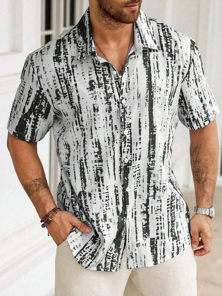     			MARMIC FAB Poly Cotton Regular Fit Dyed Half Sleeves Men's Casual Shirt - Black ( Pack of 1 )