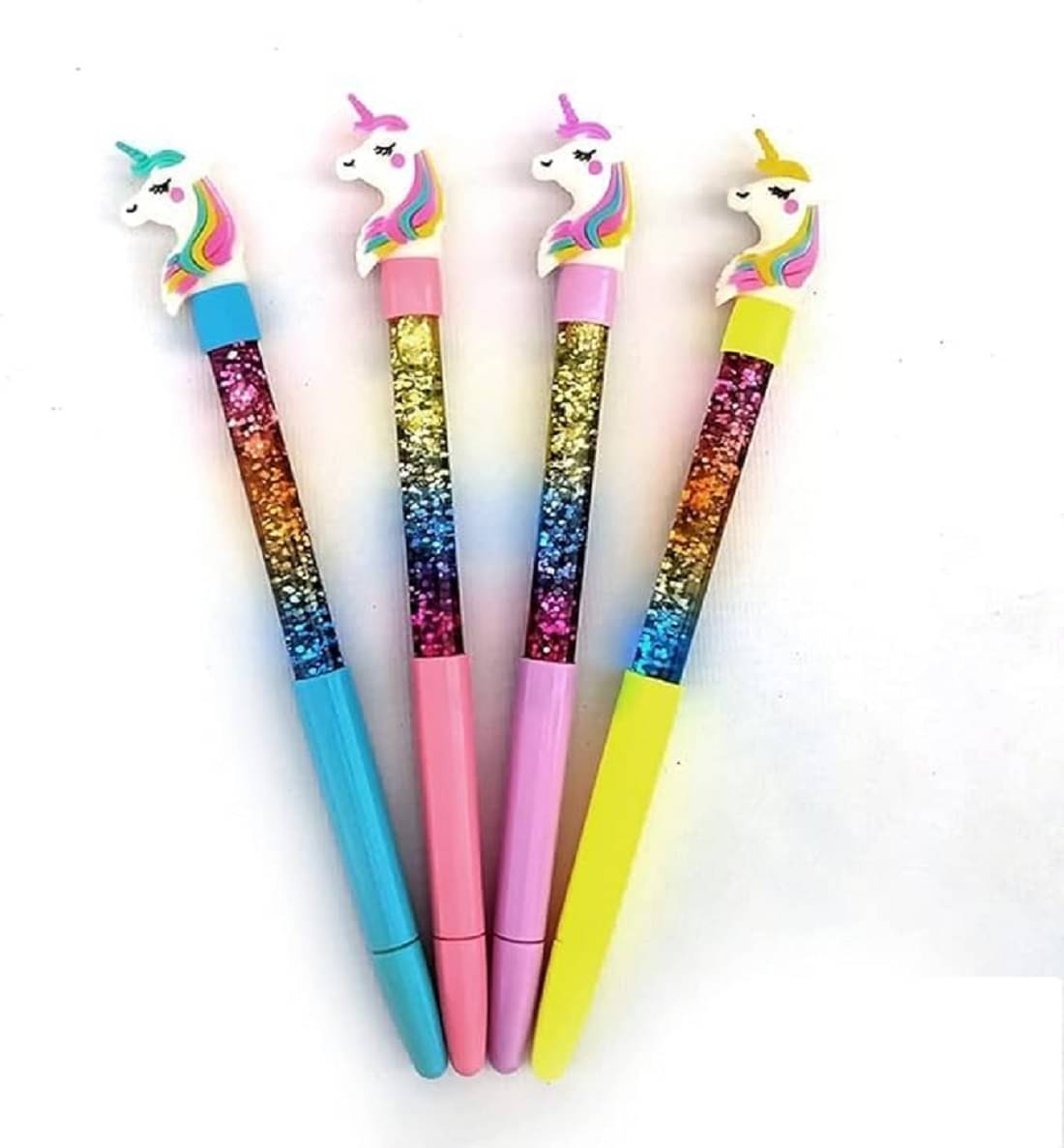     			Magnique 12 Pcs Unicorn Water Glitter Gel Pen - Sparkling Unicorn Combo for Girls | Perfect Stationery Gift, Ideal Return Gift for Students