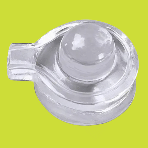     			NAVYAKSH Crystal Shivling Idol ( 1.5 cm )